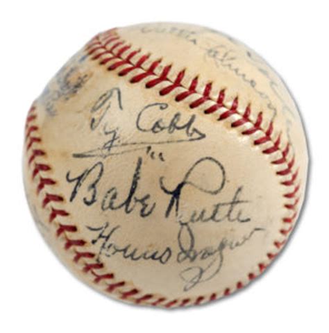 1939 Hof Induction Autographed Baseball Sells For 623369 Sports Collectors Digest