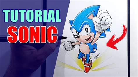 Como Desenhar O Sonic Cómo Dibujar A Sonic Youtube