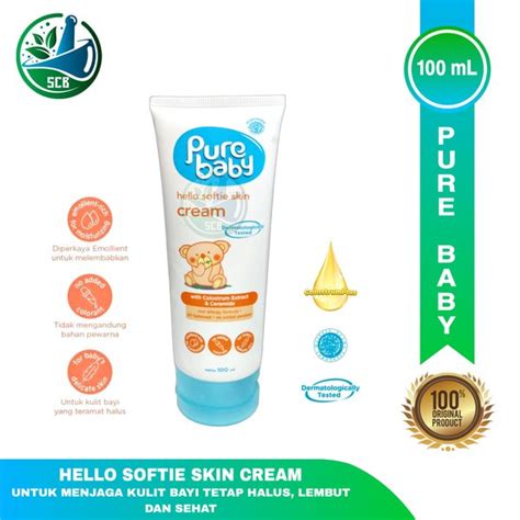 Jual Pure Baby Hello Softie Skin Cream 100 Ml Perawatan Kulit Bayi Di
