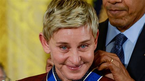 Ellen Degeneres Receives Presidential Medal Of Freedom Hello
