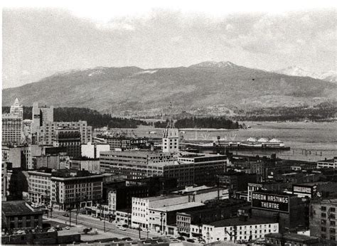 Old Downtown Vancouver C1953 Downtown Vancouver Overlook Flickr