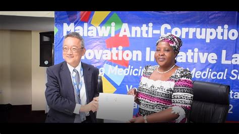 Launch Of The Malawi Anti Corruption Innovation Initiative Youtube