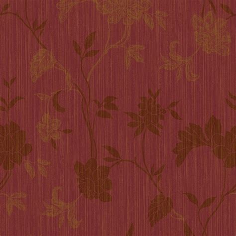 Maroon Lyre Wallpaper R3512 Sample Modern Wallpaper