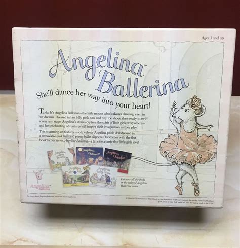 Angelina Ballerina Doll And Book Set 2000 Katharine Holabird New 1785307949