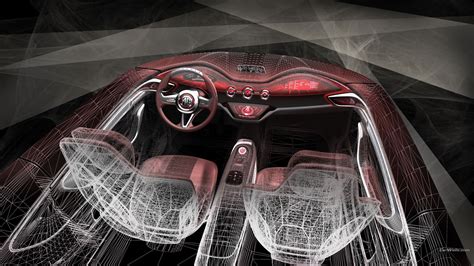 Red Vehicle Interior Mg Icon Concept Cars Hd Wallpaper Wallpaper Flare
