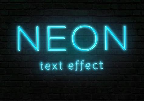 Neon Text Effect2 Free Photoshop Brushes At Brusheezy
