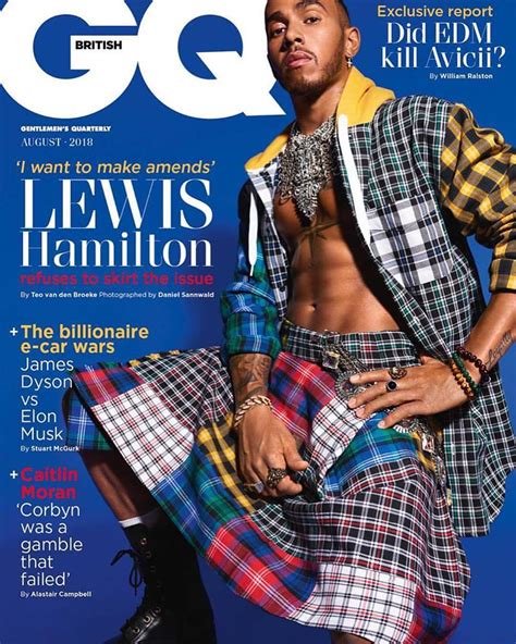 Action cars 1:55 scale die cast car set lewis hamilton and bruce boxmann. Lewis Hamilton Storms 'GQ' In Tommy Hilfiger - That Grape ...