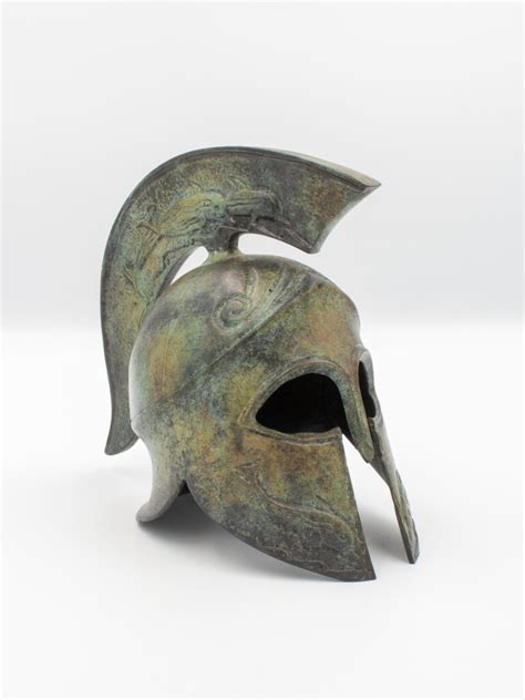 Greek Helmet With Dolphin Irida Shop