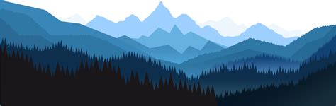 Download Euclidean Vector Angle Forest Night Free Frame Clipart