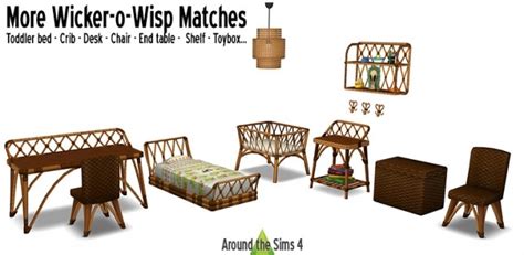 More Wicker O Wisp Matches Kids Bedroom At Around The Sims 4 The Sims
