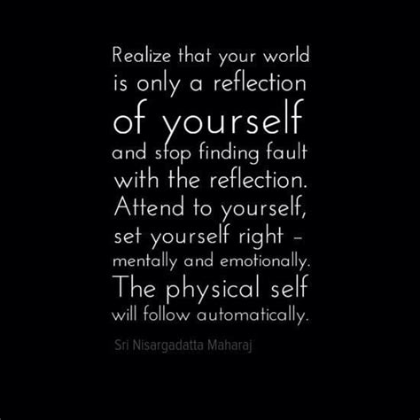 Reflection Of Yourself Quotes Quotesgram