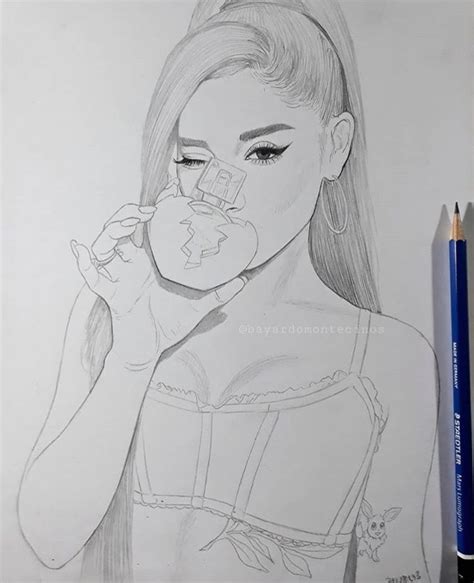 Ariana Grande Drawing Easy Kaleigh Self