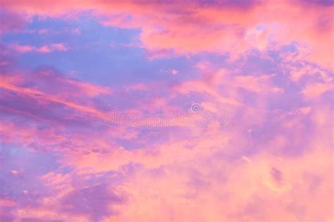Beautiful Sunset Sky Abstract Background Sky With Red