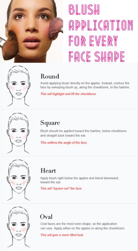 Learning how to apply blush to a round face requires an angular approach that will work wonders to bring out cheekbones. Blush for face shape in 2020 | Face shapes, Square face makeup