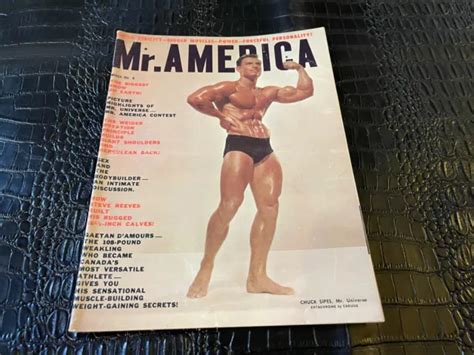 March 1961 Mr Mister America Bodybuilding Magazine Chuck Sipes 2499 Picclick