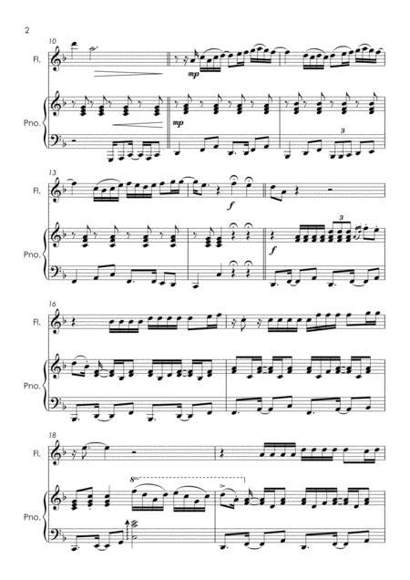 Despacito Flute And Piano Intermediate Level Sheet Music Pdf Download