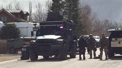 rcmp in didsbury arrest man after long standoff cbc news