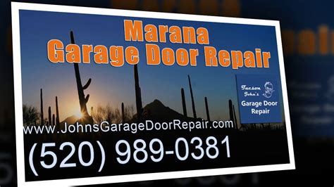 Garage Door Repairs Marana Arizona Johns Garage Doors Youtube