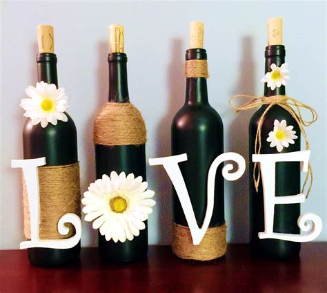 Dear Paradise Diy Wine Bottle Decoration