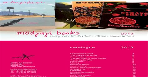 Download Pdf Modjaji Books Catalogue 2010