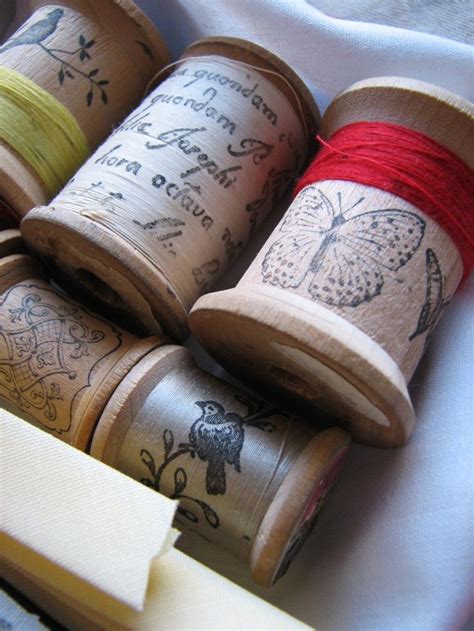 17 Best Images About Altered Ribbon And Thread Spool Crafts
