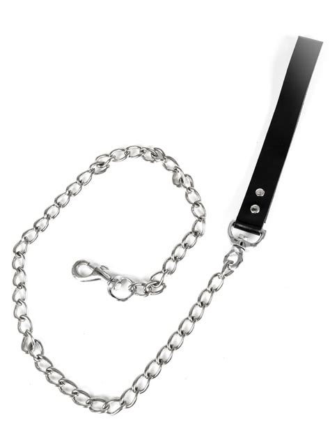 30 Inch Leather Leash With Lead And Chains Skin Two Uk