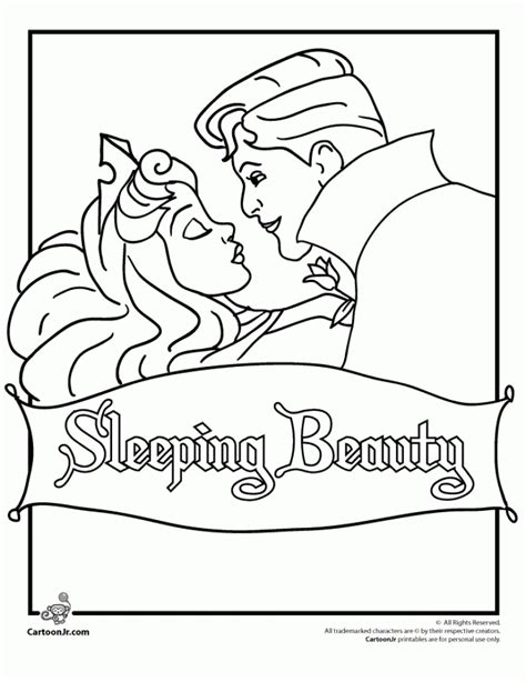 Free Printable Sleeping Beauty Coloring Pages Everfreecoloring Com