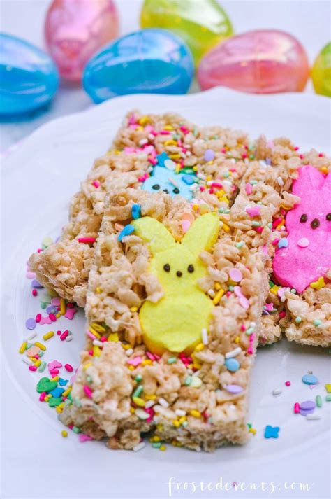 2 sweet diy easter gift ideas with printable tags. Easter Treats - How to Make Rice Krispies Peeps Treat
