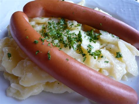 Frankfurter Würstchen Sausages And Potato Salad Flickr