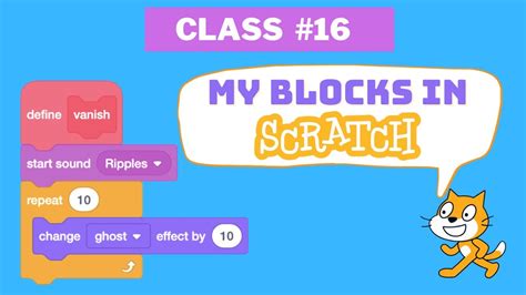 My Blocks In Scratch Custom Blocks In Scratch Scratch Functions