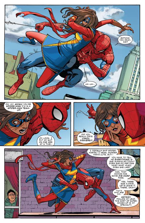 Remember When Carol Danvers Had A Huge Crush On Spidey Siege Spider