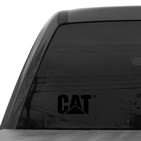 Caterpillar CDBL5 Cat Logo 5 Black Vinyl Decal