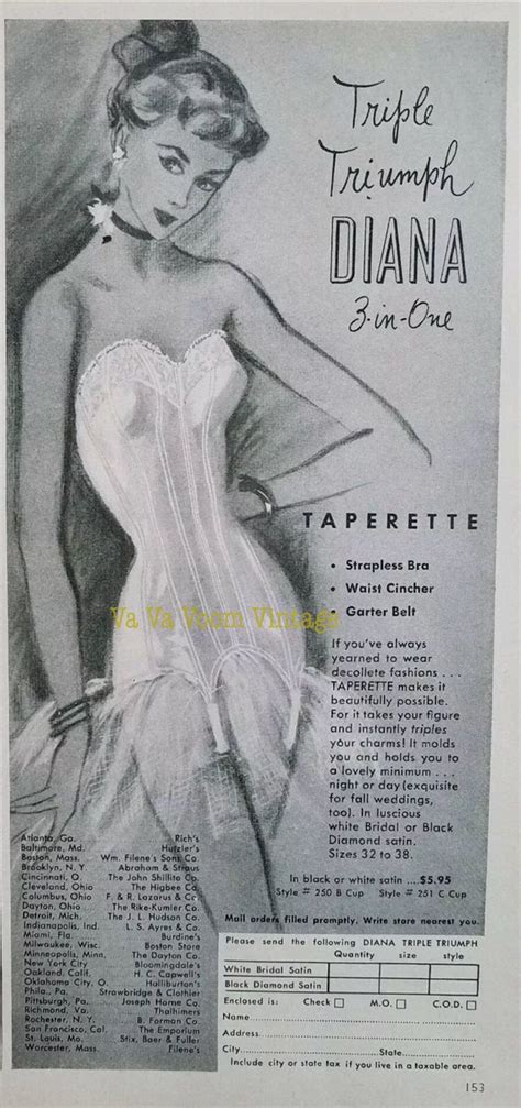 Pin On Va Va Voom Vintage Lingerie Ads
