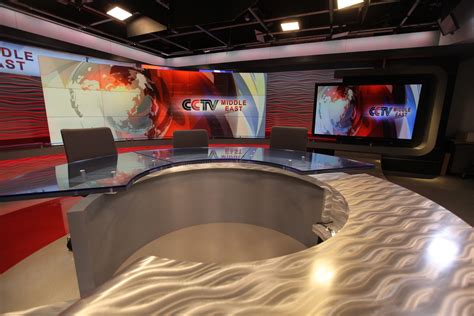 Cctv Middle East Broadcast Set Design Gallery