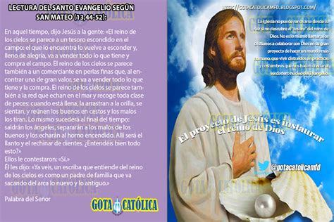 Gota Católica Gotas De Dios Lecturas Del Domingo 17º Del Tiempo