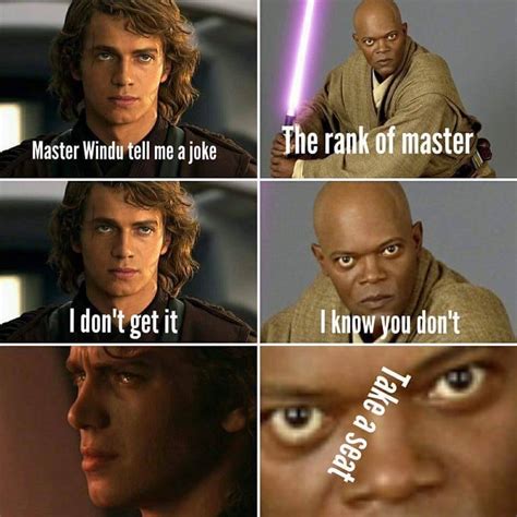 Master Windu Is Also A Comedy Master Rprequelmemes