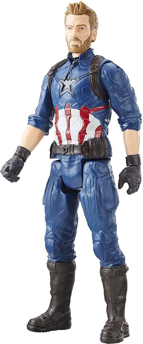 Marvel Avengers Titan Hero Figure Captain America Kids Toy Swap