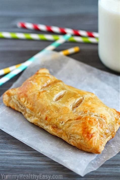 Easy Apple Hand Pies Flaky Puff Pastry Squares Filled With Homemade Easy Apple Pie Filling