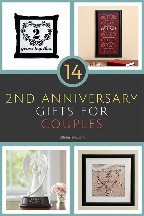 14 Great 2nd Wedding Anniversary T Ideas For Couples 2nd Wedding
