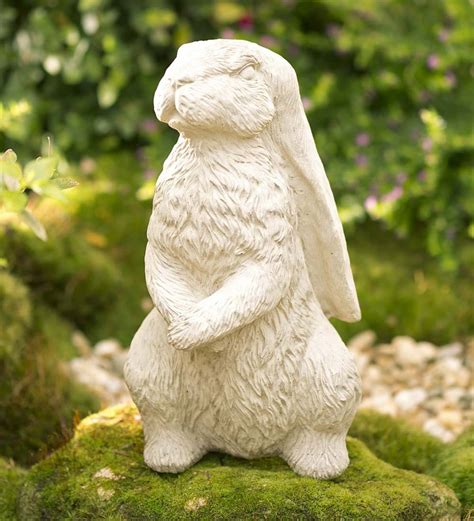 Vintage English Hare Statue Antique Wind And Weather