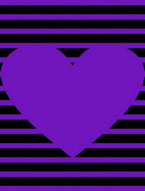 Black And Purple Heart Heart Wallpaper Purple And Black