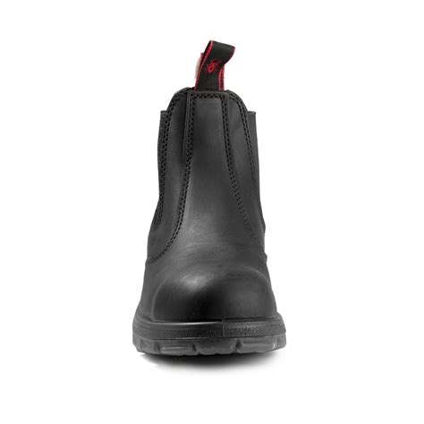 Redback Black Redback Usbbk Slip On Steel Toe Boot