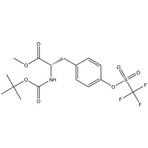 N-tert-Butoxycarbonyl-O-trifluoromethanesulfonyl-L ...