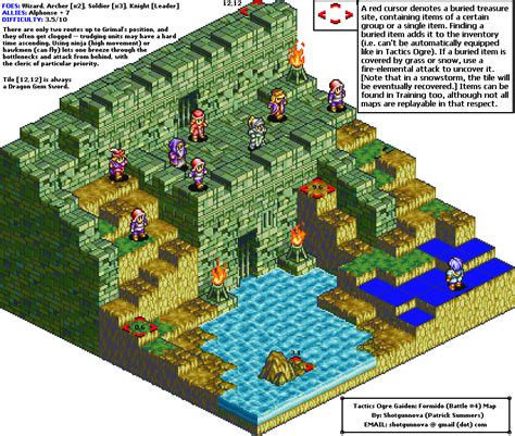 Tactics Ogre The Knight Of Lodis Battle 04 Formido Map Map For Game