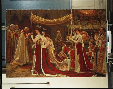 The Anointing Of Queen Alexandra At The Coronation Of King