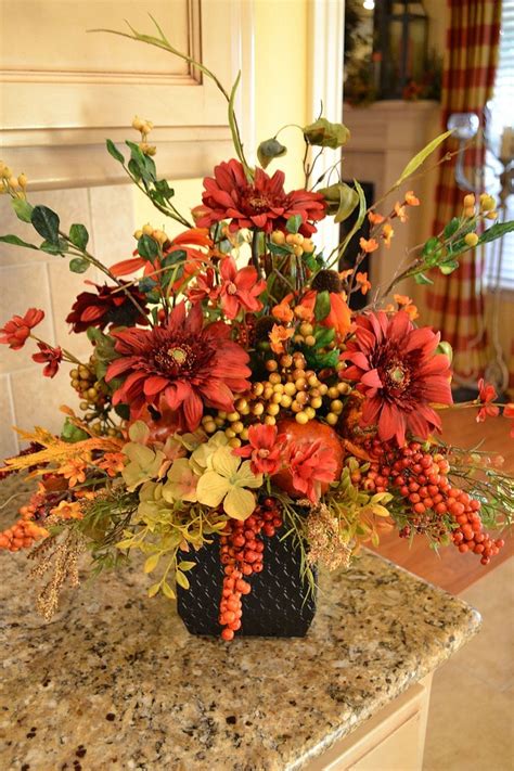 Nice 40 Beautiful Thanksgiving Floral Arrangement Ideas Kid