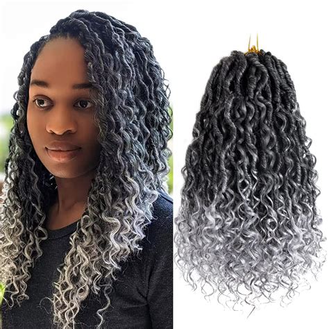 Buy New Goddess Locs Crochet Hair For Black Women 14 Inch Faux Locs