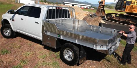 Aluminum Flatbed Truck Bodies Would Be Lighter Than Steel Truck