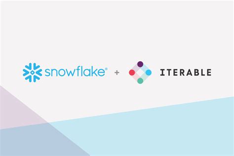 Snowflake And Iterable Partner For Data Sharing Integration Iterable