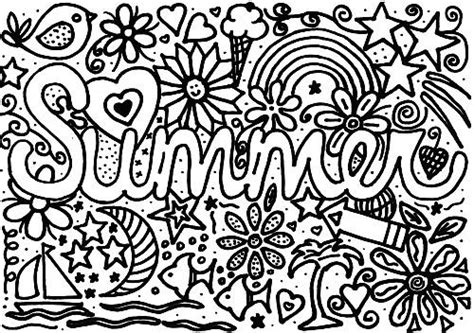 summer coloring page  kids allfreekidscraftscom
